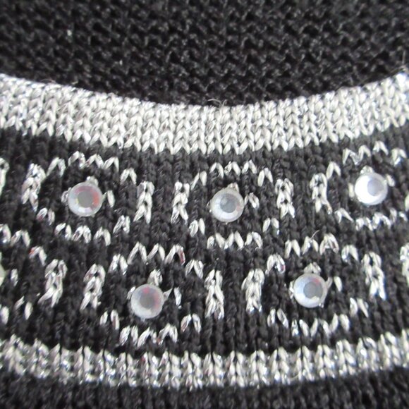 San Remo Laura Knits Women’s 3 Pc Suit Twin Set & Skirt Sz Small/Petite Black - Picture 8 of 16